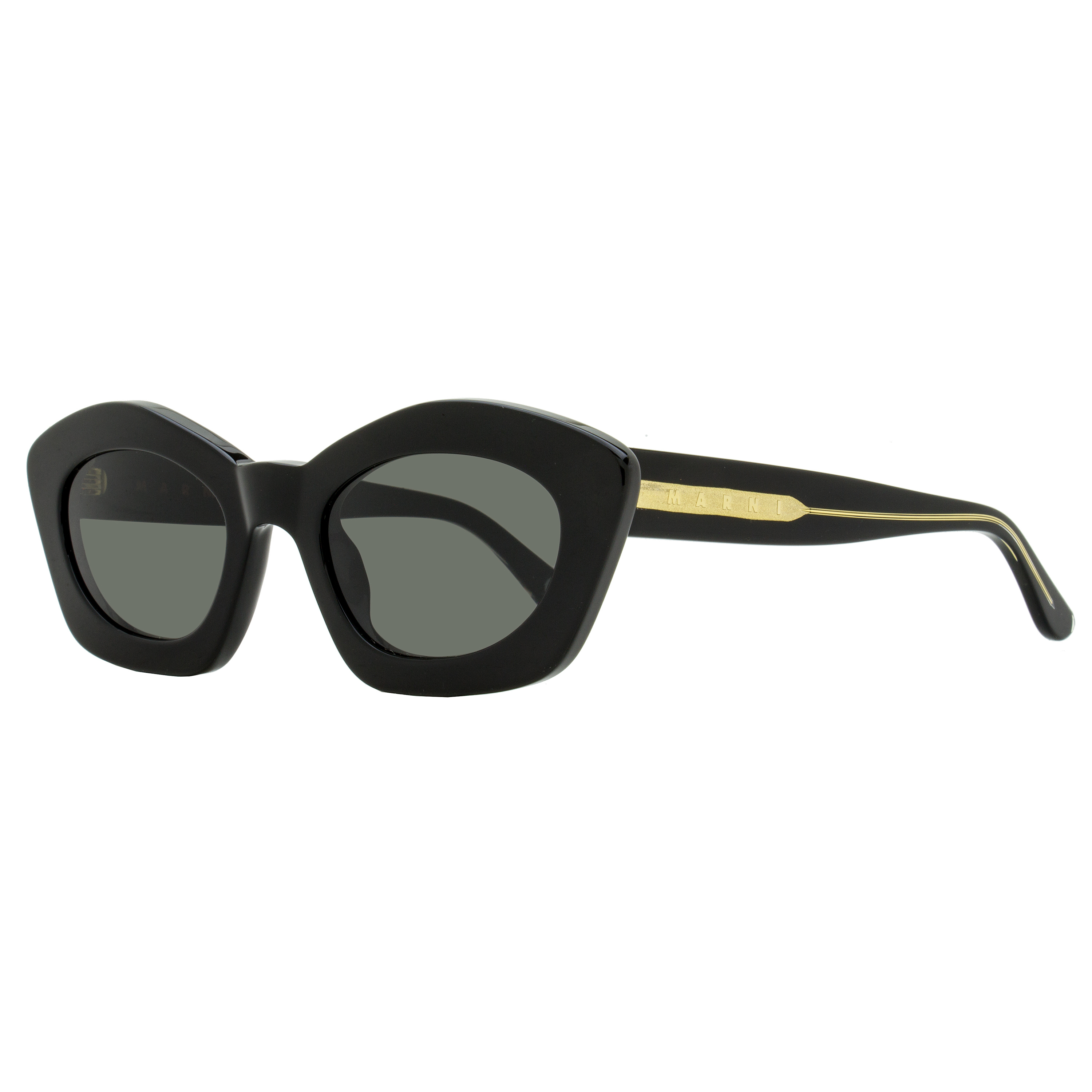 Marni Cat Eye Sunglasses Kea Island Ews Black 53mm
